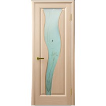 Дверь шпонированная межкомнатная остекленная Торнадо